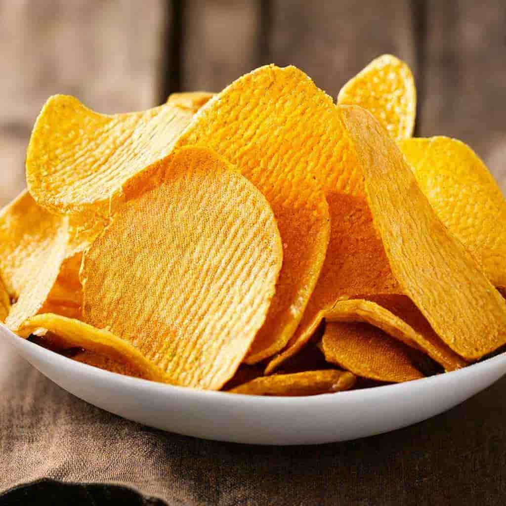 چیپس ساده مقوایی 90 گرمی + بدون چربی اضافه